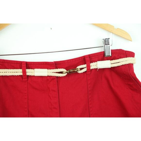 Ralph Lauren Size 14 Pants Nautical Preppy Cotton Sailor Rope Belt Old Money 90s - Picture 4 of 10